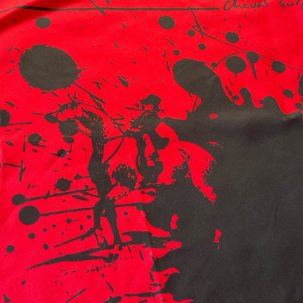 Hermes ” Cheval Surprise’ Red and black by Dimitri R with Box - Picture 4 of 17